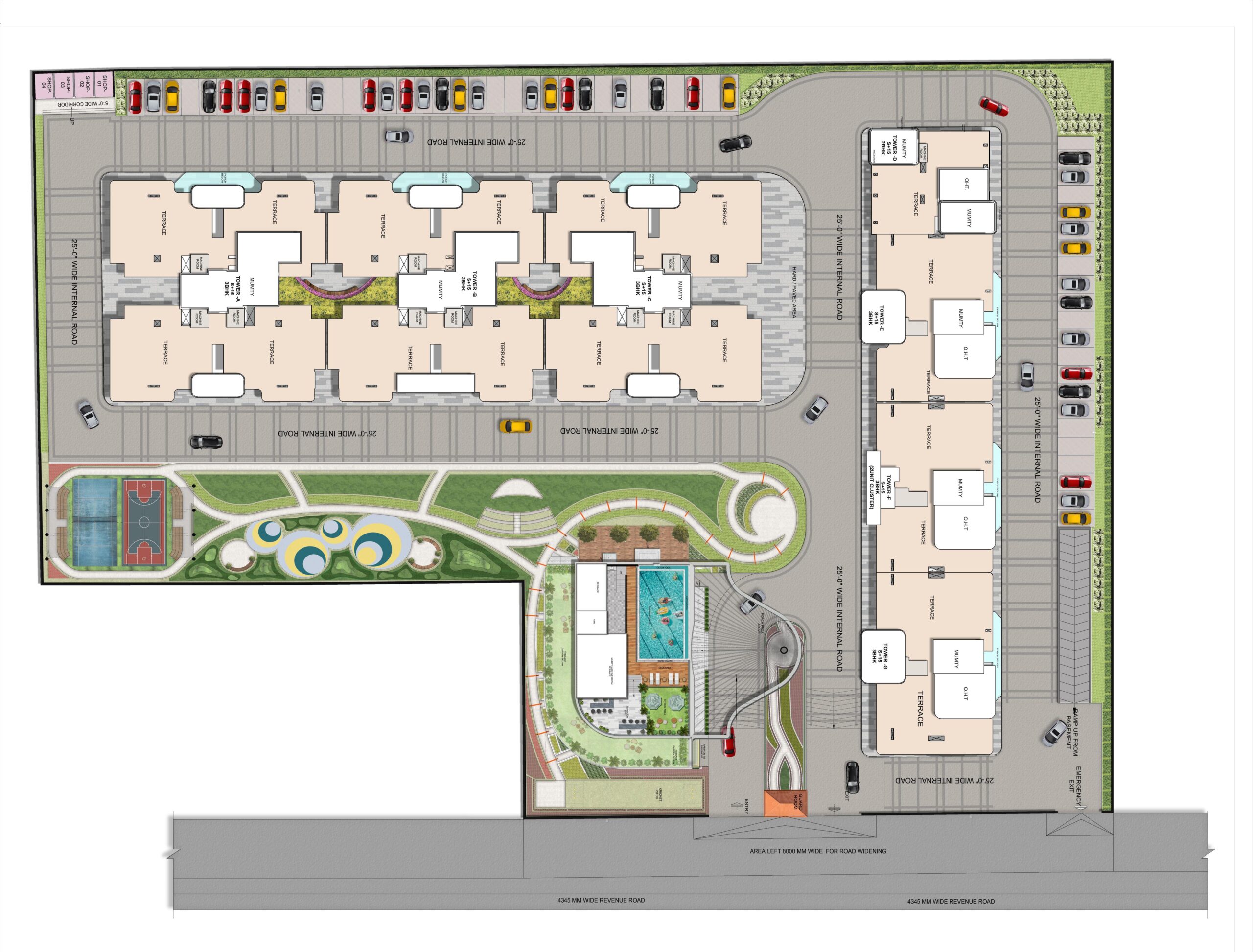 Vista Palencia site Plan